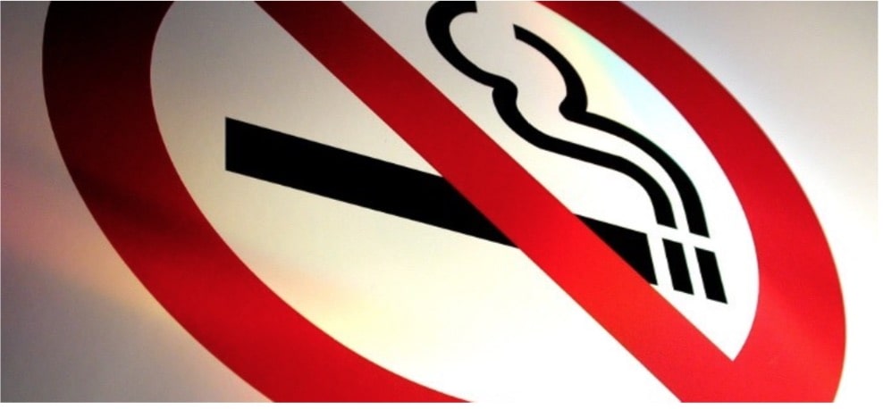Photo smoking forbidden ACS